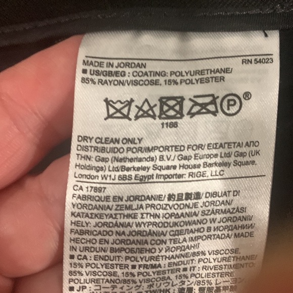 Banana Republic faux leather pant size 12 petite - Picture 10 of 10